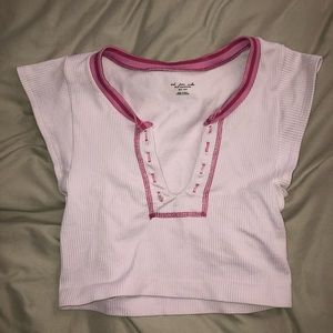 Light Pink “Go For Gold” Seamless Urban Outfitters Top